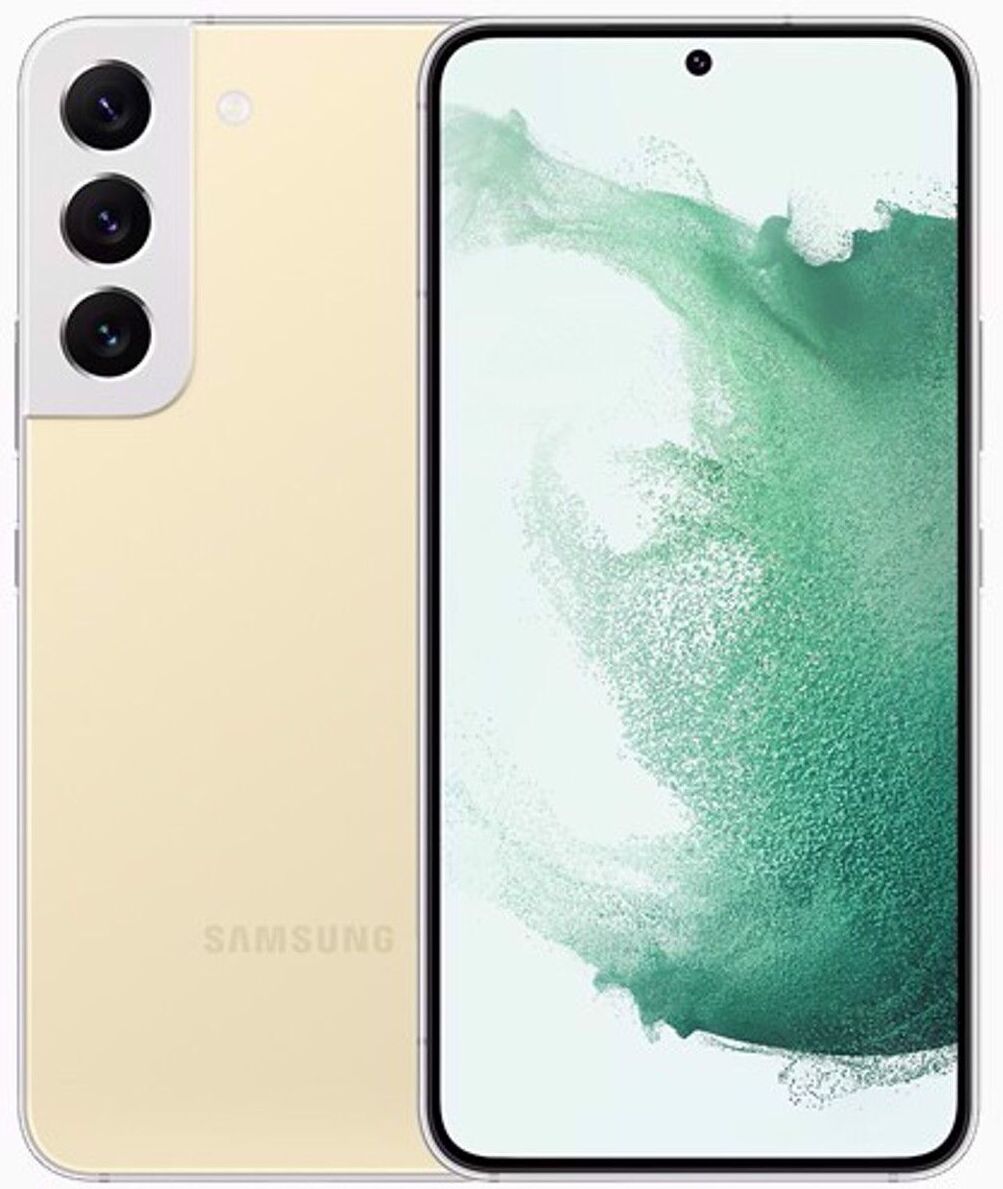SAMSUNG Galaxy S22 5G   8 GB   256 GB   Dual-SIM   Cream - Refurbished