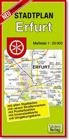 Stadtplan Erfurt: 1:20000 - Preis vom 30.09.2026 09:01:18 h