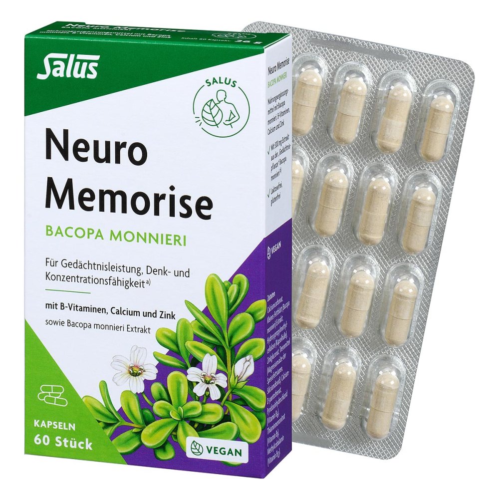 SALUS Pharma GmbH Neuro Memorise Bacopa Monnieri Salus Kapseln 18784410