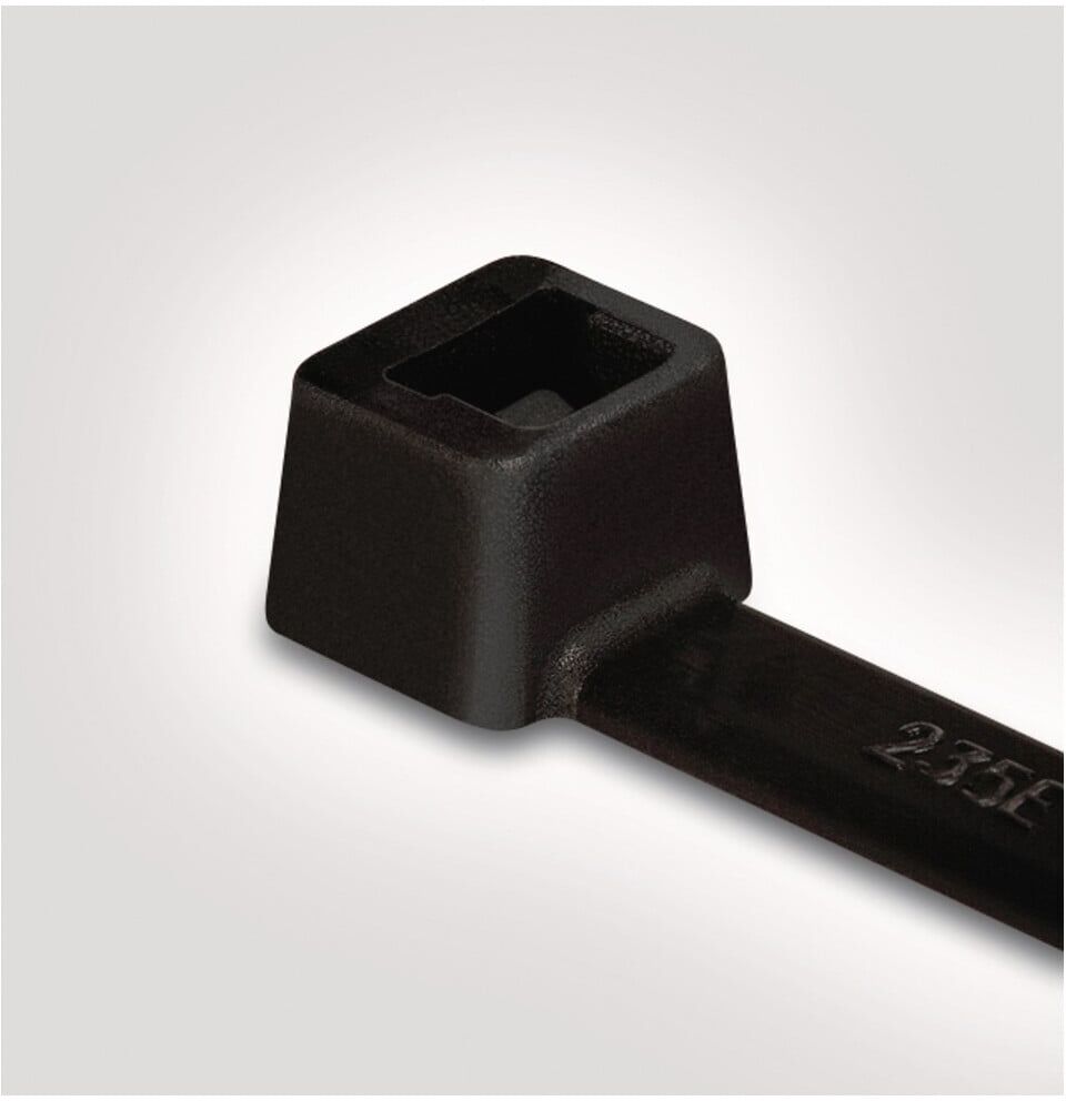 HellermannTyton Kabelbinder 3,5x200 schwarz T30L-N66-BK-C1 (111-03410)