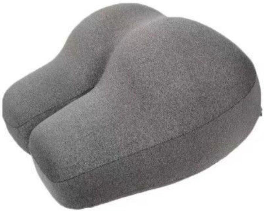 INF Coussin fessier multifonction ergonomique – Soutien respirant en coton PP, relève hanches et genoux, 40cm x 30cm x 16cm Gris