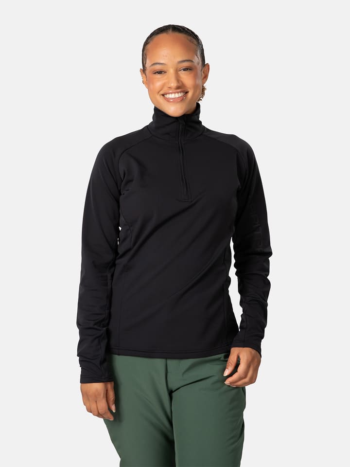 KARI TRAA Fleecepullover "Evelyn" in Schwarz - S