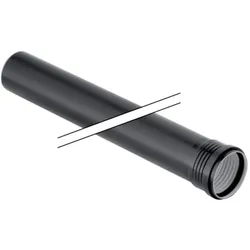 Geberit Silent PP Rohr 390004141 DN 30, 1000 mm, mit Muffe, schalloptimiert