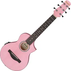Ibanez EWP17M2E-SMO Piccolo Gitarre Strawberry Milk Open Pore