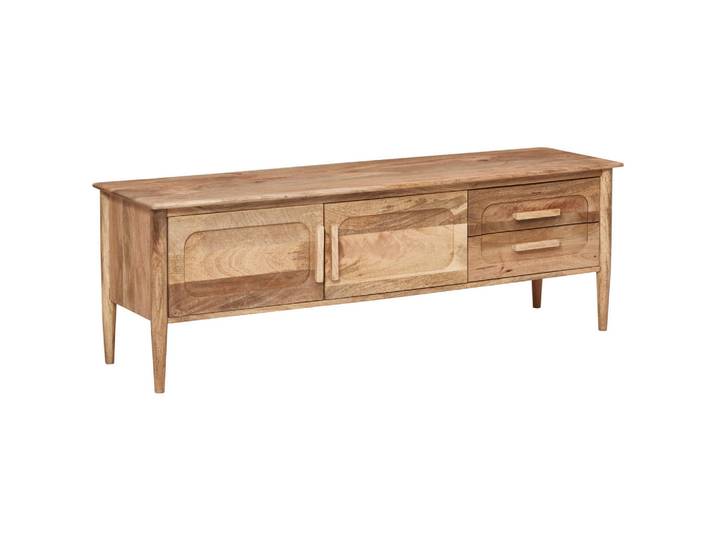 Livetastic Lowboard, Natur, Holz, Mangoholz, massiv, 150x50x40 cm, Holzmöbel, Kleinmöbel Holz, Holzkommoden, Lowboards Holz