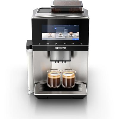 SIEMENS Kaffeevollautomat "EQ900 TQ903D43, intuitives 6,8" TFT-Display, Geräuschreduzierung", silber (edelstahlfarben), B:31,5cm H:39cm T:47cm, Kaffeevollautomaten, App-Steuerung, Barista-Modus, AromaSelect, 3 Profile, edelstahl, Kaffeevollautomat,...