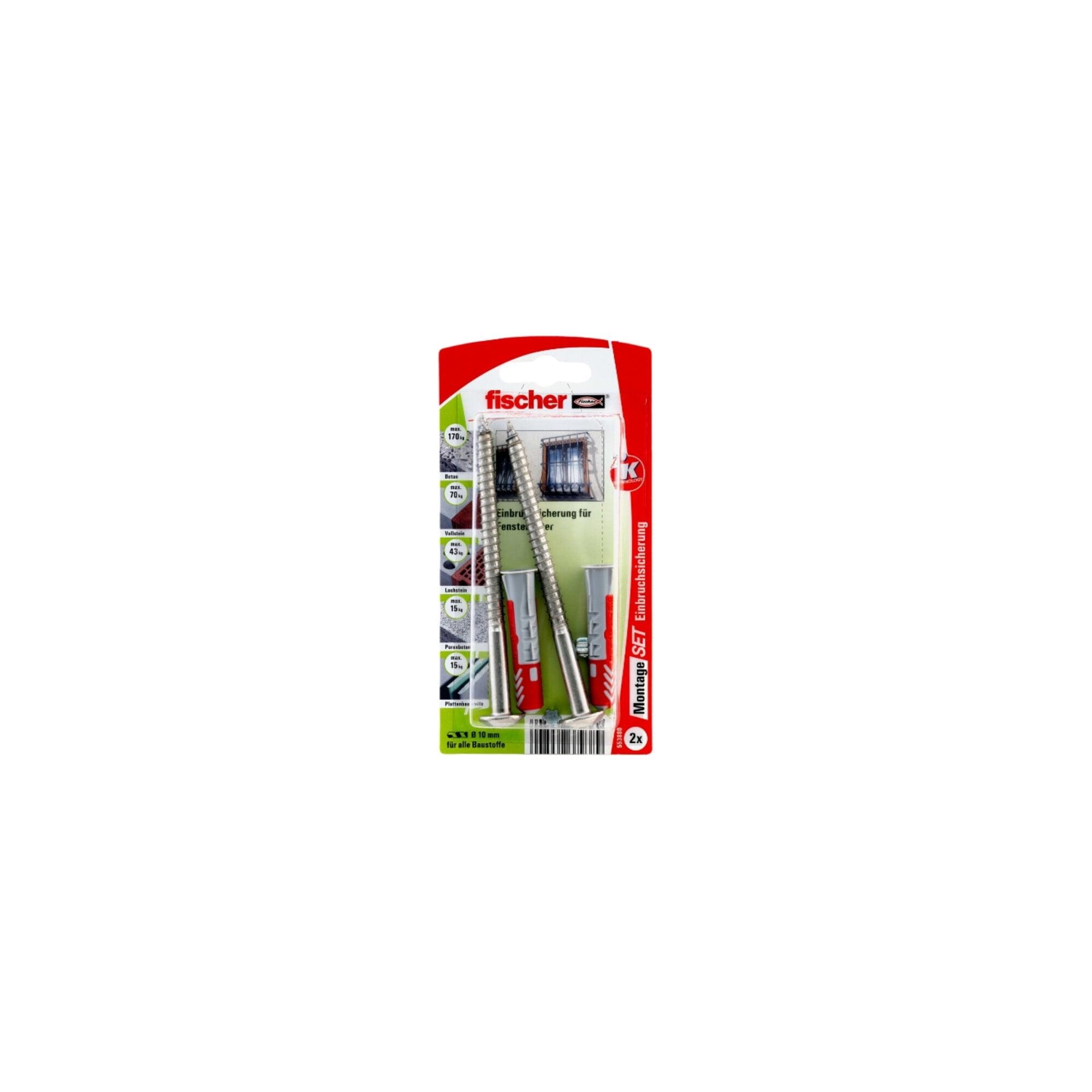 fischer M-Set Einbruchsicherung Fenstergitter K (553880)
