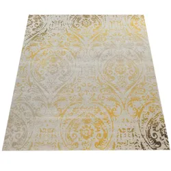 OUTDOORTEPPICH, mit Ornament-Muster, Gelb, 160 x 220 cm
