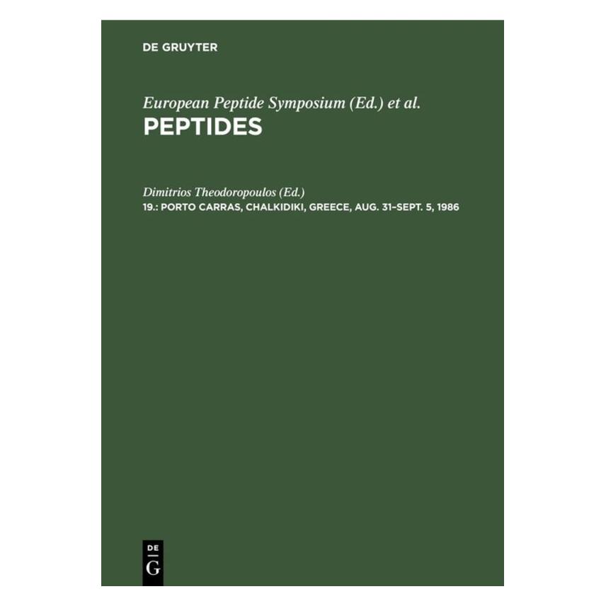 De Gruyter PEPTIDES 1986 (THEODOROPOULOS) (Deutsch, Hardcover, Dimitrios Theodoropoulos) (67765400)