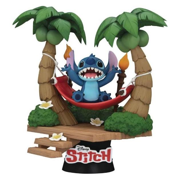 Beast Kingdom Lilo & Stitch D-Stage PVC Diorama Stitch Hammock 13 cm (FIDI0035)