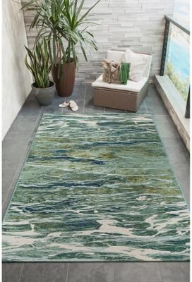 Lush Decor Marina Caribe Indoor/Outdoor Area Rug