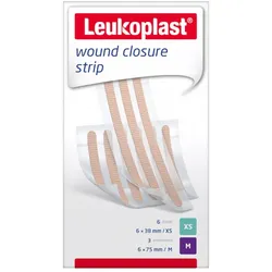LEUKOPLAST wound closure strip 6x38 mm weiß 10X6 St