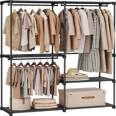 No Freestanding Closet Organizer - 54.3 x 16.9 x 71.7