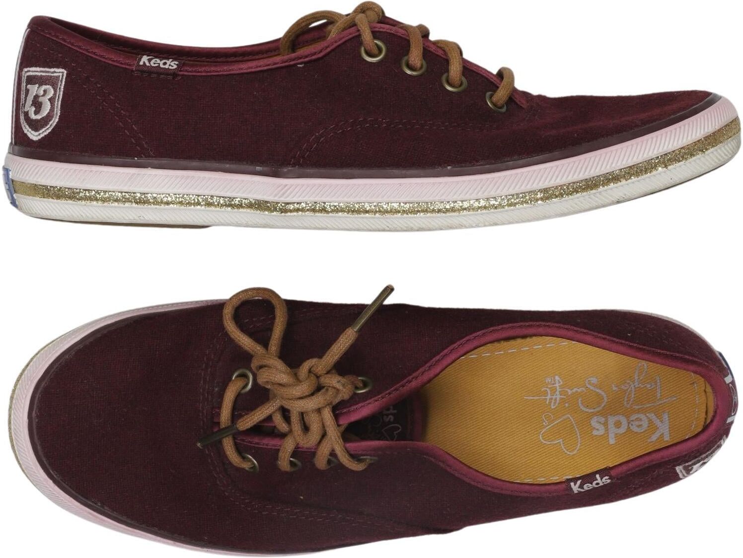 Keds Damen Sneaker, Bordeaux, Gr. EU 36, kein / Etikett - Second Hand