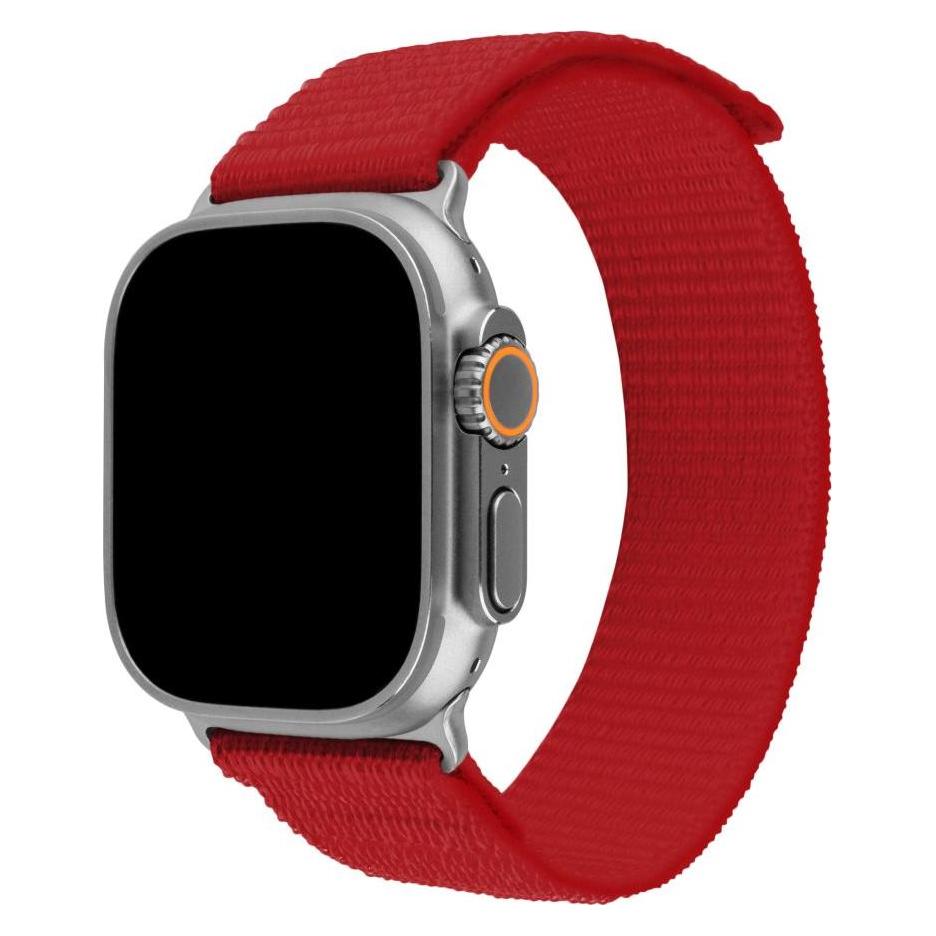 Fixed Apple Watch Ultra 49 mm Nylonarmband, Rot (Nylon) (FIXNST2-1029-RD)
