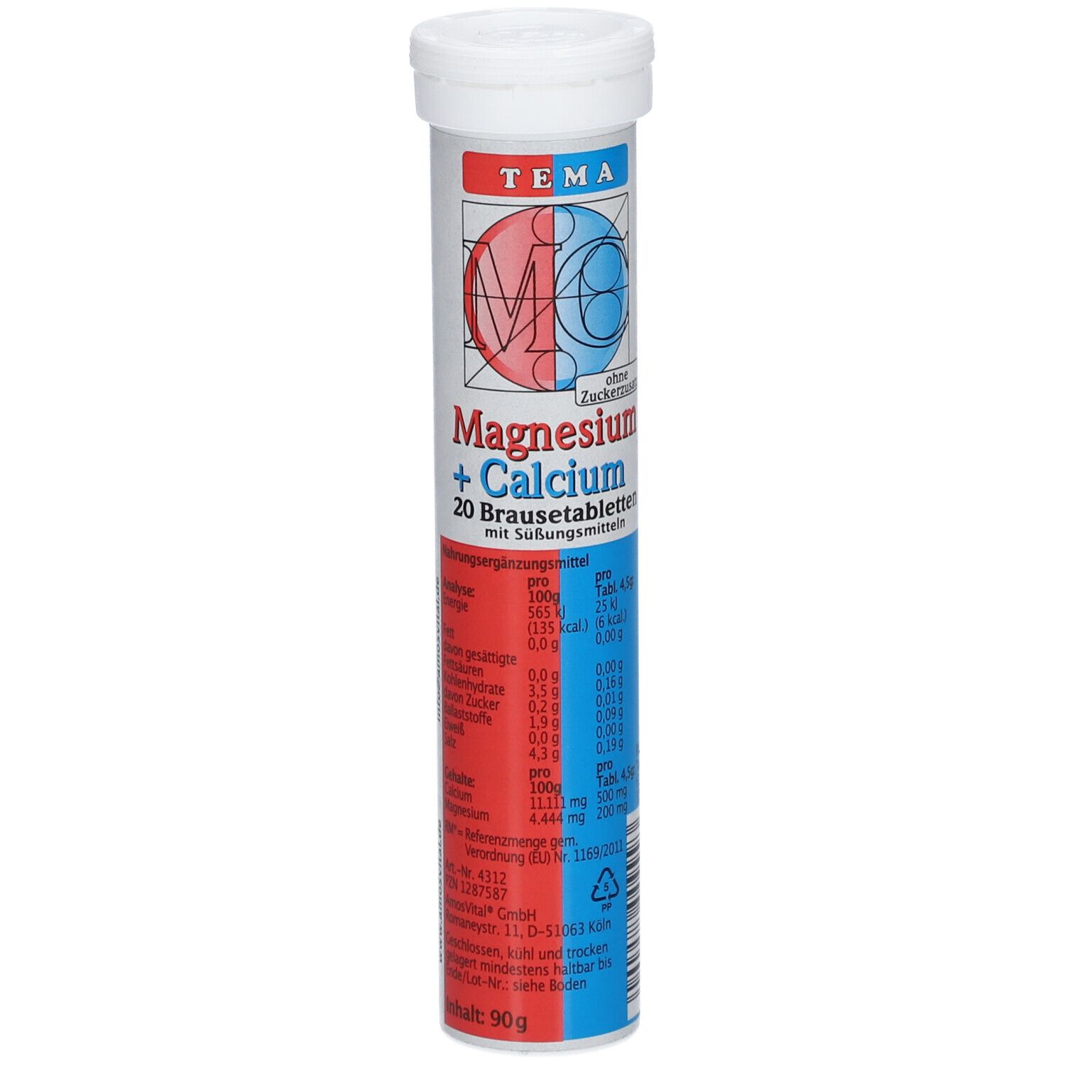 Magnesium+Calcium Brausetabletten 20 St