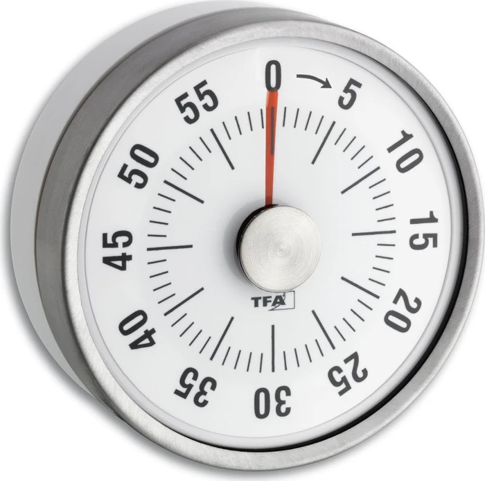 Mechanischer Küchentimer TFA 38.1028.02 - PUCK - weiß