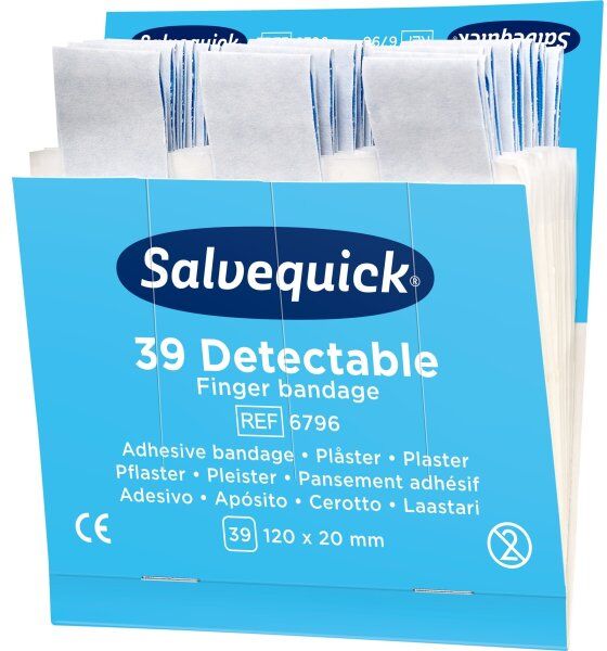 Salvequick Plaster   Detect. Finger   39 Plastre