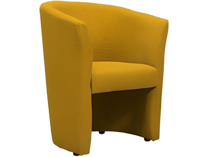 Fauteuil Cabriolet jaune moutarde - CABRI