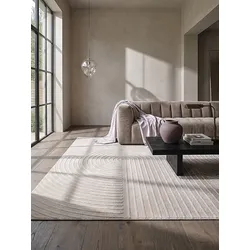 Teppich Kurzflor Beige 240x340 cm - ERESMA   Kadima Design
