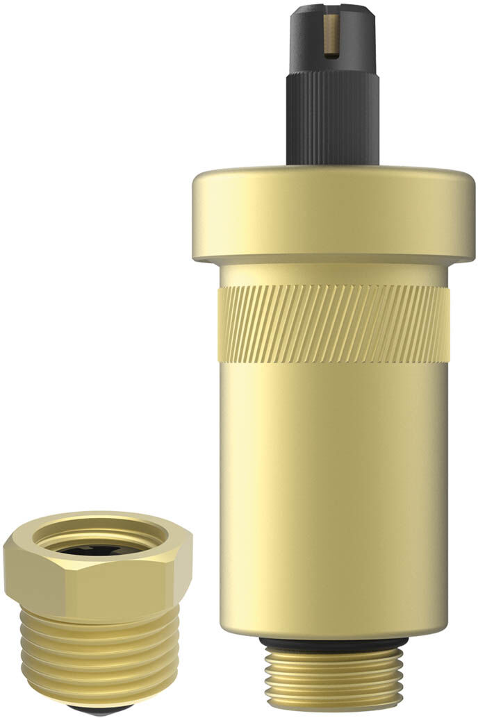 Afriso quick vent 77706 G 3/8, 12 bar, avec vanne, vanne de montage R 1/2