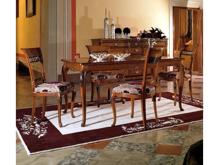 JVmoebel Esszimmerstuhl Klassisches Polsterstuhl-Set aus Holz in Braun mit Art Deco-Ästhetik (Set), Made in Europa