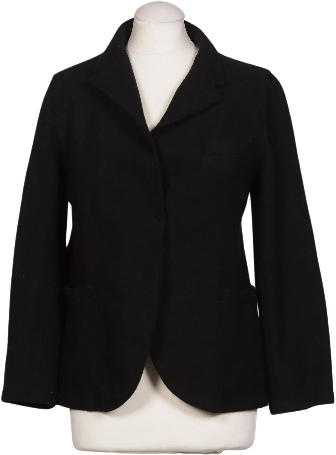 Harris Wharf London Damen Blazer, Schwarz, Gr. EU 40 (IT 46), Schurwolle - Second Hand