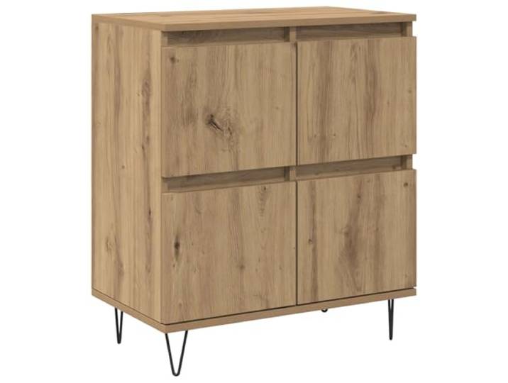 TEKGHUT Sideboard Artisan-Eiche 60 x 35 x 70 cm Holzwerkstoff Schlankes rechteckiges Design, minimalistisch, Stauraum für Geschirr, Wäsche, Büroartikel, einfache Montage