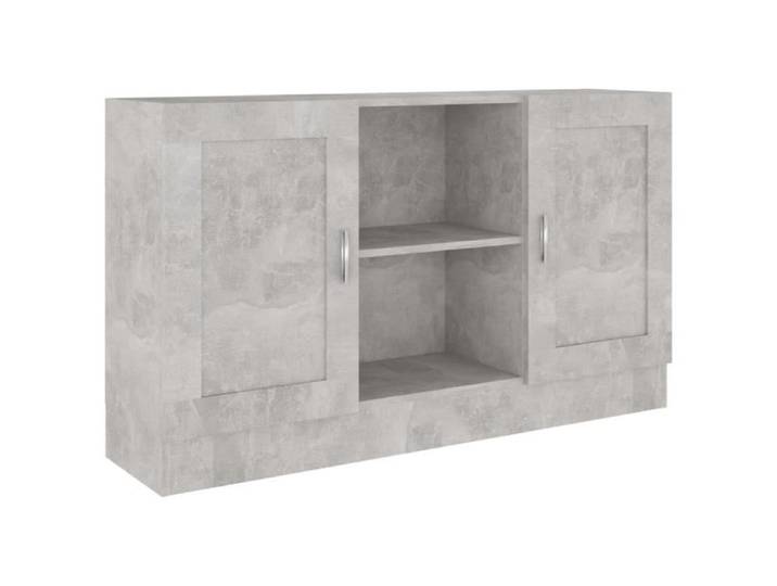 Buffet Gris béton 120x30 5x70 cm Aggloméré - VIDAXL - Buffet bas - Contemporain - Design