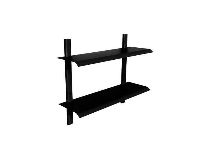 Design Wandregal „Hola 3“ Schwarz Spinder Design