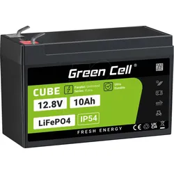 GC LFP12 10AH - Lithium-Akku, LiFePO4, 12,8 V, 10 Ah