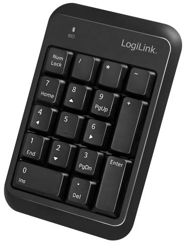 LogiLink ID0201 Bluetooth Nummernblock Schwarz