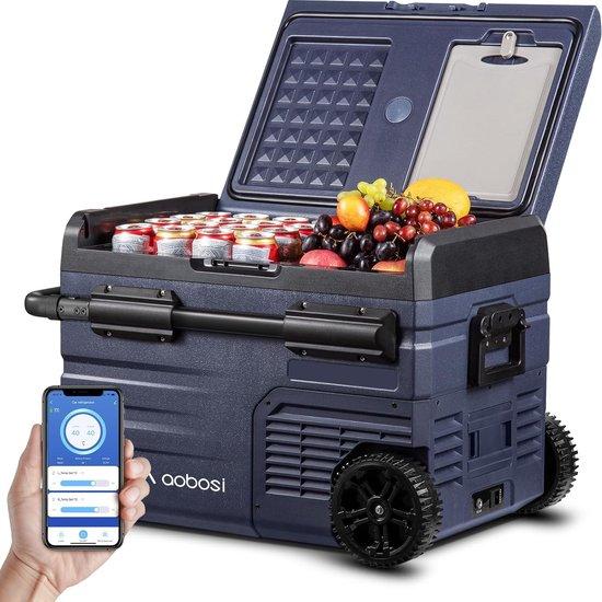 Kühlbox Dual Zone - Compressor 35 L Auto mit WiFi-App, USB-Anschluss - 12/24 V & 100-240 V - bis -20 °C - für Auto, LKW, Boot, Camper, Camping