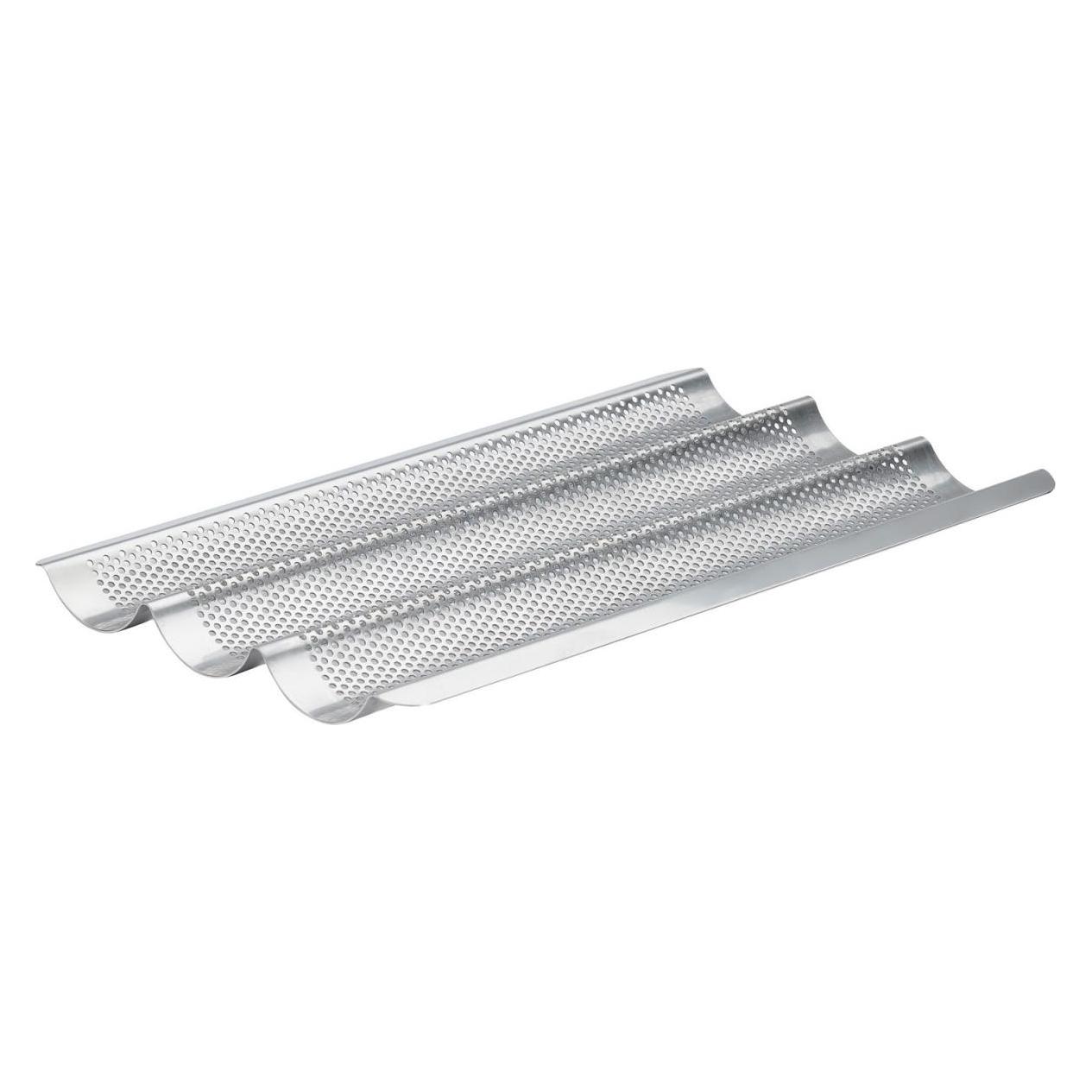 de Buyer 3 Baguetten Edelstahl Perfo. Blech (3366.03)