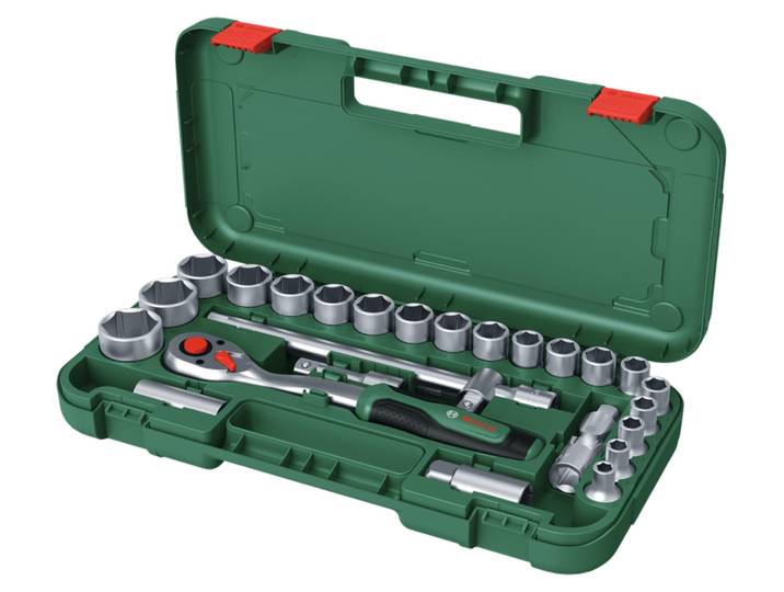 Set 25 pièces avec cliquet 1/2' - BOSCH - 1600A02Z9F