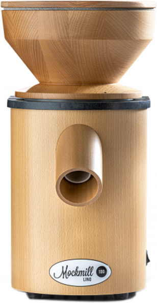 Mockmill Lino 100 - Mulino per farina a pietra in legno - 360W