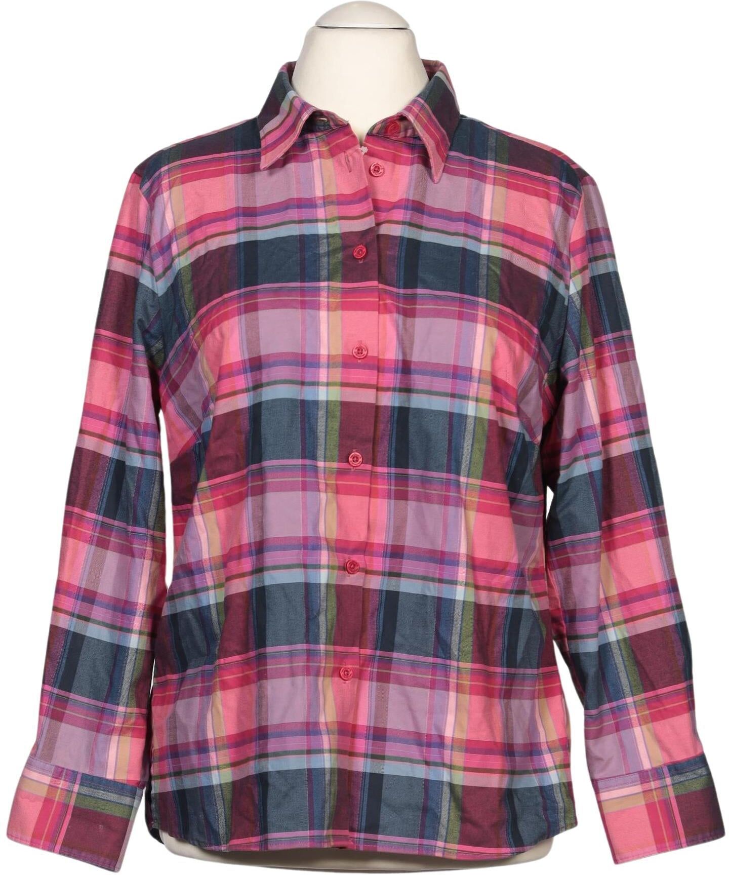 Walbusch Damen Bluse, Mehrfarbig, Gr. Xxl, Baumwolle - Second Hand