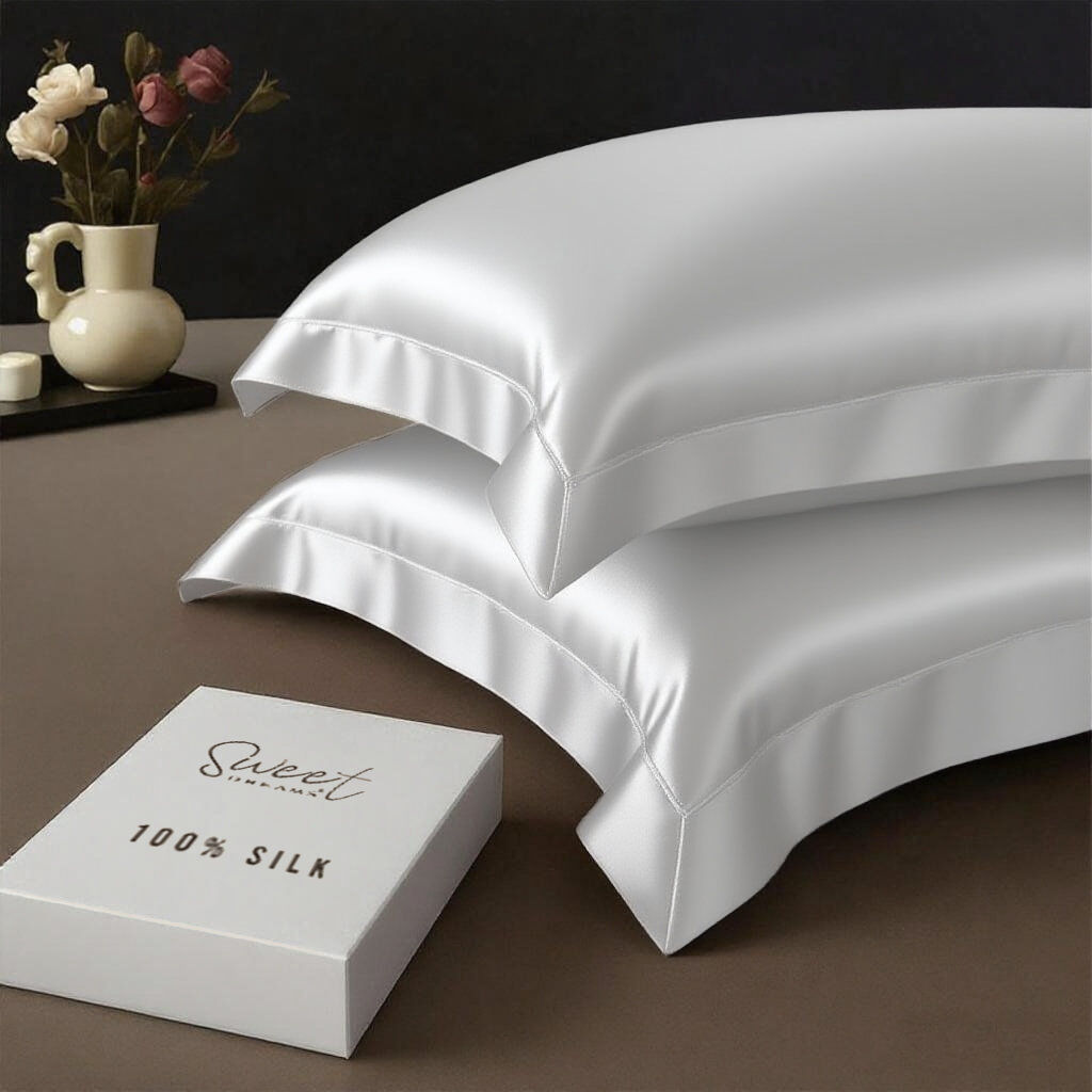 Sweet Dreams Machine Woven Oxford Pillowcase White
