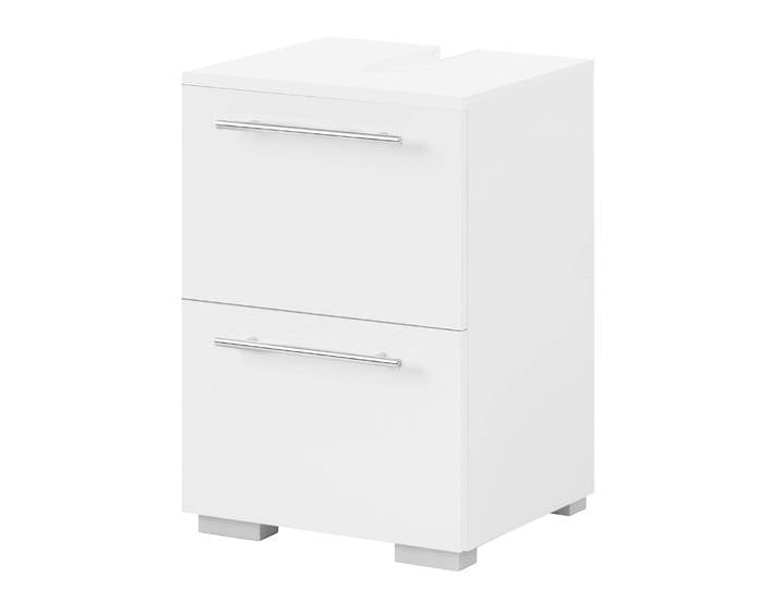 Meuble sous lavabo Carlos 40cm Blanc/Blanc