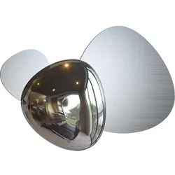 Wandleuchte Jack-Stone Nickelfarben max. 8 Watt Wandlampe