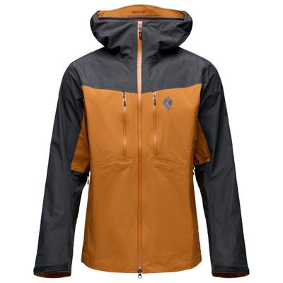 Black Diamond - Mission Alpine Shell - Regenjacke Gr M braun