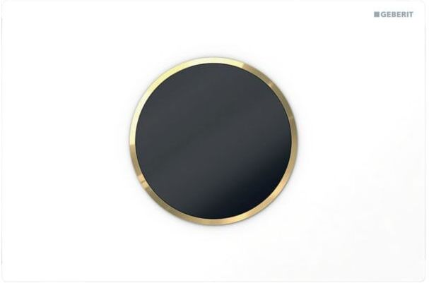 Geberit WC-Steuerung 115908KK6 Batteriebetrieb, 2-Mengen-Spülung, weiß-alpin