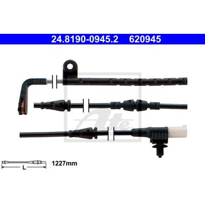ATE Bremsen-Set VA + HA sizw2nb051 Vorderachse belüftet 360mm 30mm für LAND ROVER