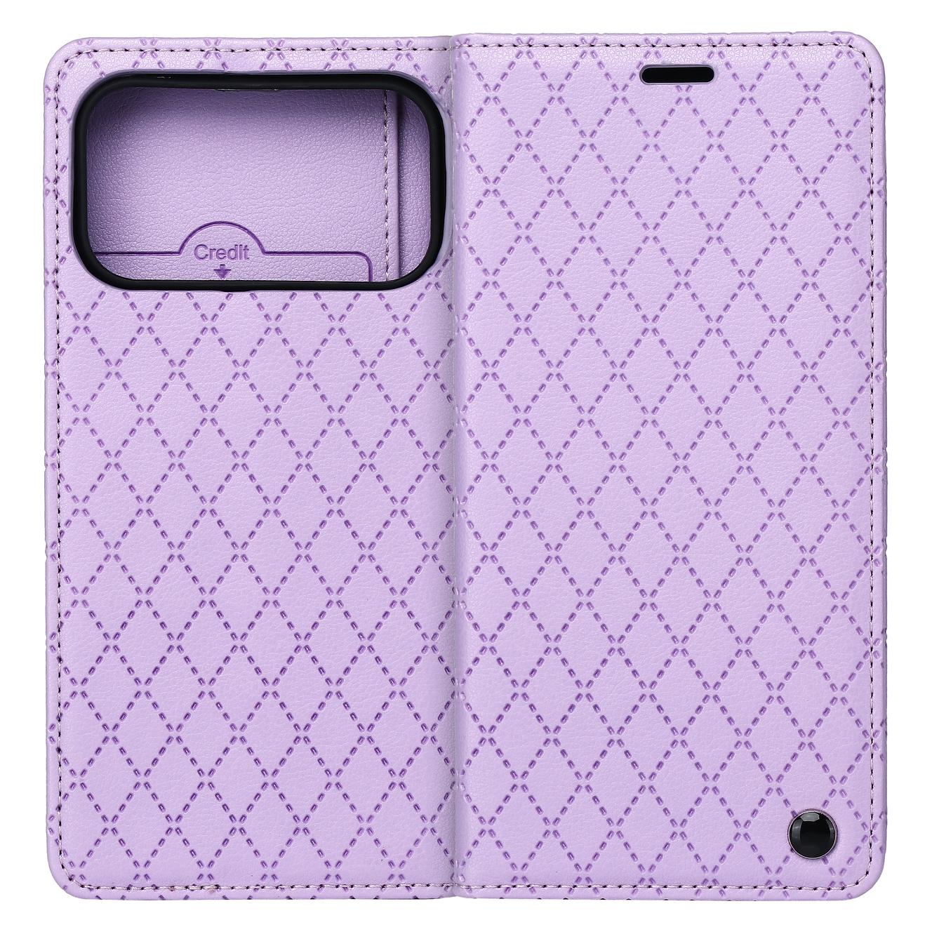 OEM Smart Caro Hülle für iPhone 17 Pro Max / iPhone 18 Pro Max 6,9" lila (Apple iPhone 17 Pro Max) (71845151)