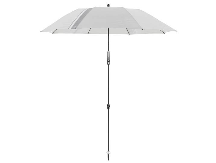 Doppler Sonnenschirm, Anthrazit, Hellgrau, UV-beständig, wetterfest, regenabweisend, Sonnenschutz, Sonnenschirme