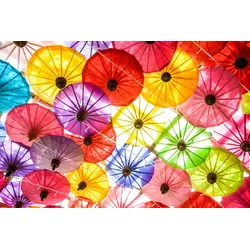 Keilrahmenbild COLORFUL World (BHT 80x120x5 cm) - BHT 80x120x5 cm