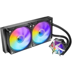 Azza HEX 240 Computergehäuse All-in-One-Flüssigkeitskühler 12 cm Schwarz 1 Stück(e)