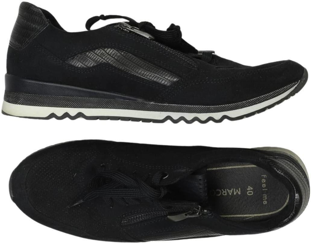 Marco Tozzi Damen Sneaker, Schwarz, Gr. EU 40, Kunstleder - Second Hand
