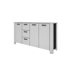by Living Sideboard   ¦ weiß ¦ Maße (cm): B: 160 H: 84