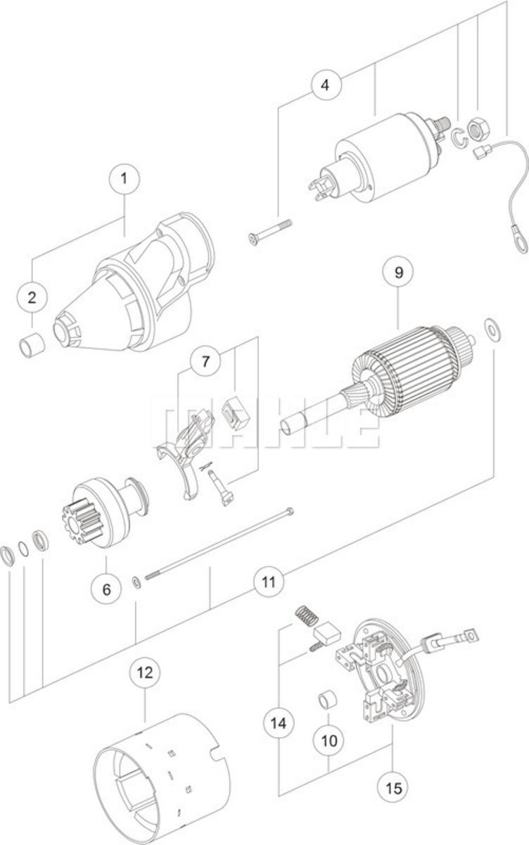 Mahle Starter MS 437